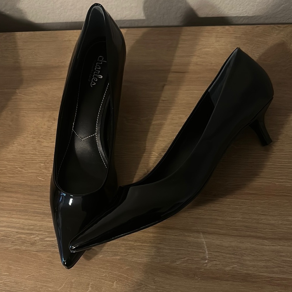 Charles David Black Stiletto Heels